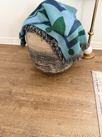 Woven Cotton Throw Blanket | 54" × 72"