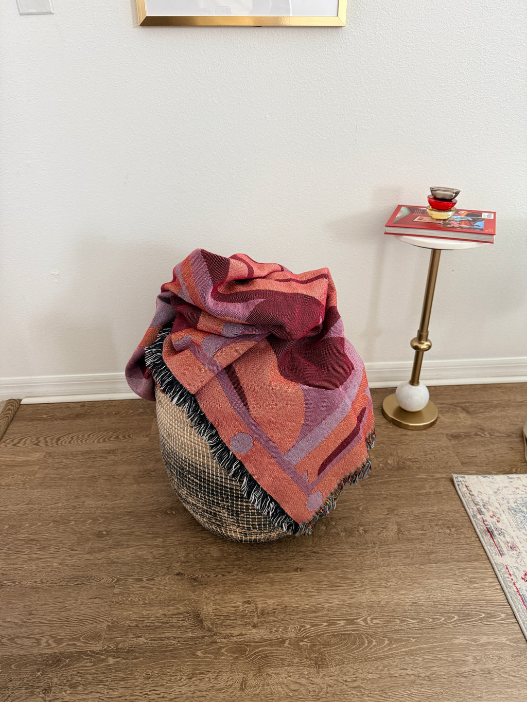 Woven Cotton Throw Blanket | 54" × 72"