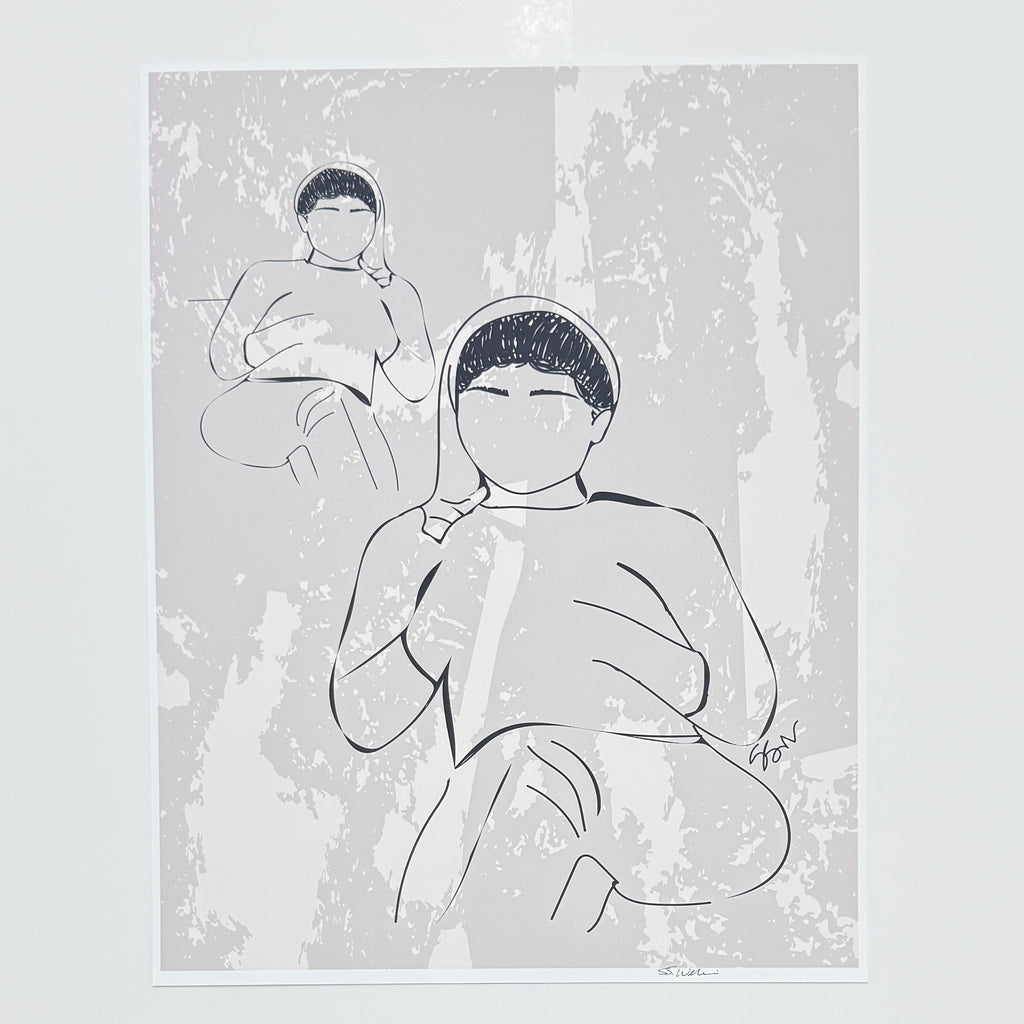 Art Print '2 Women'