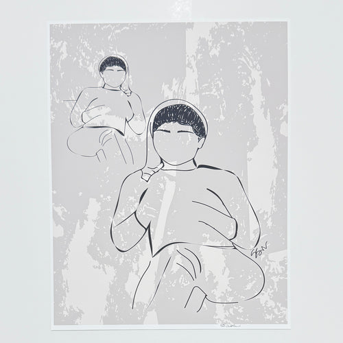 Art Print '2 Women'